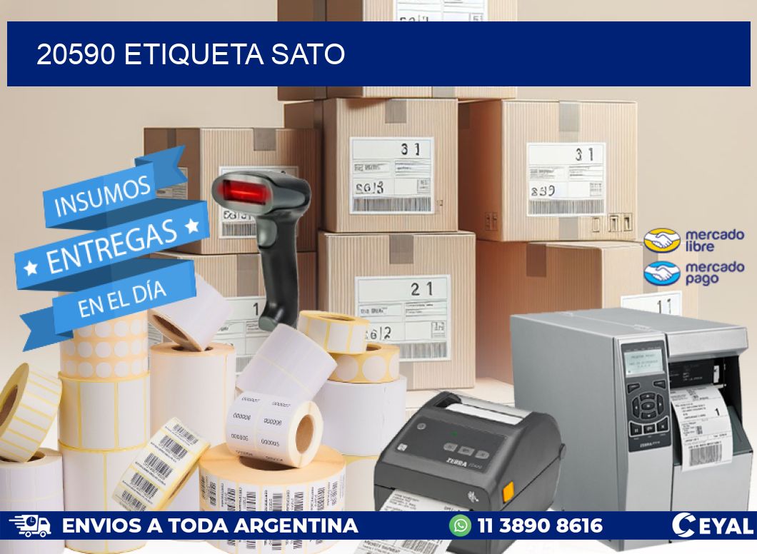 20590 etiqueta sato
