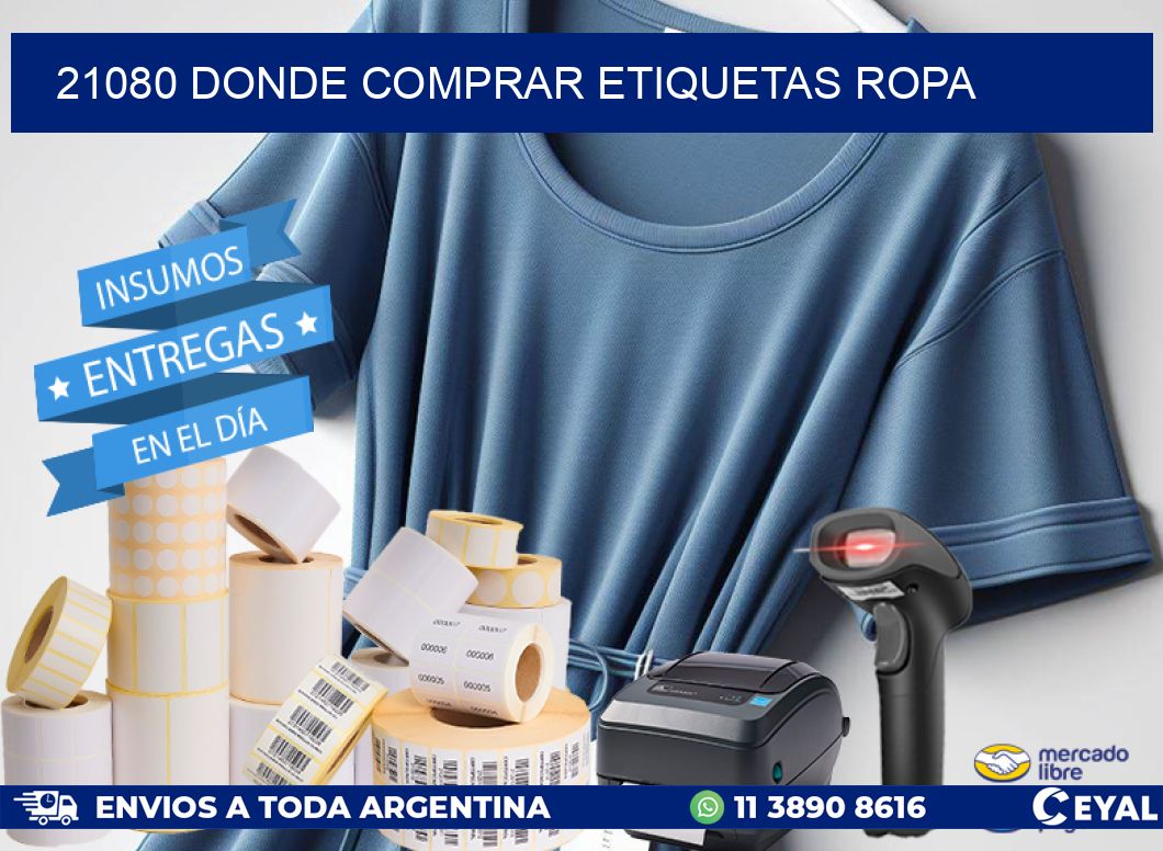 21080 DONDE COMPRAR ETIQUETAS ROPA