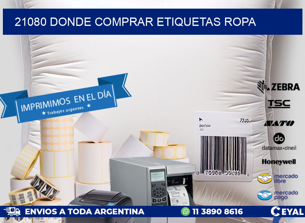 21080 DONDE COMPRAR ETIQUETAS ROPA