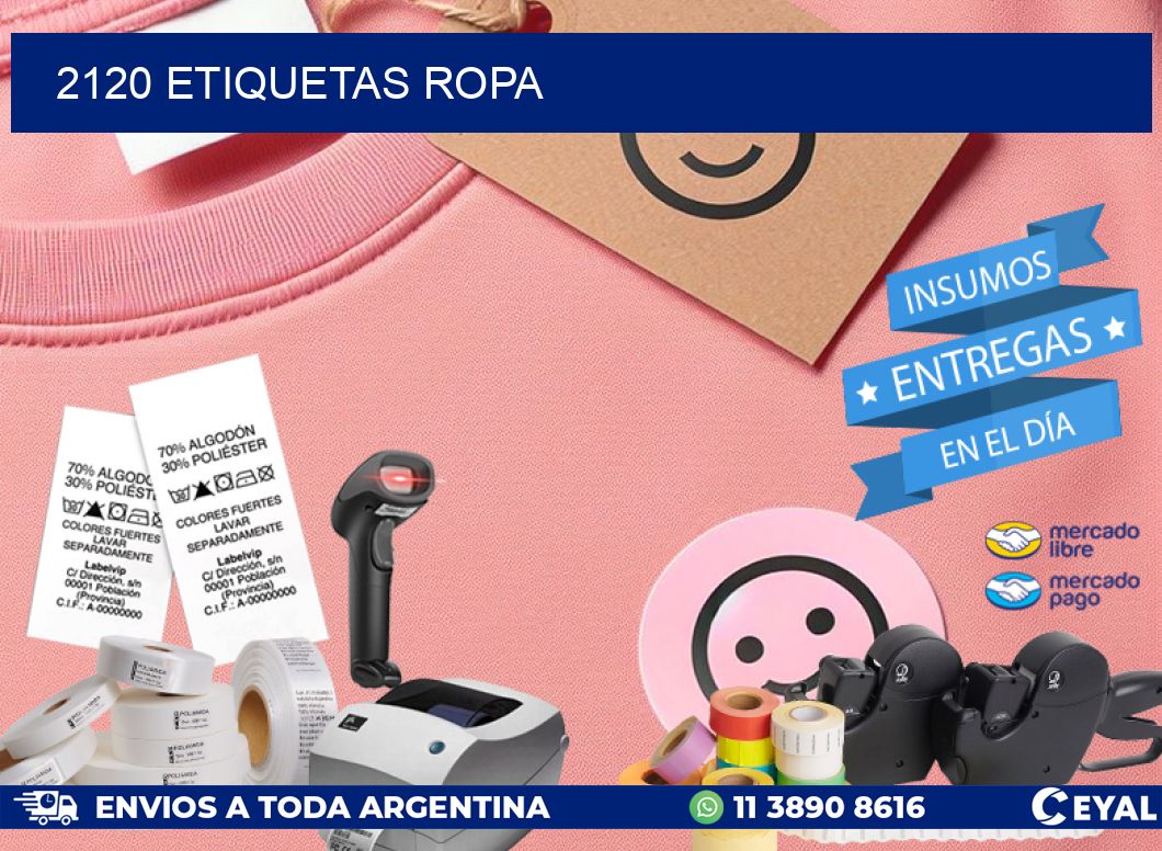2120 ETIQUETAS ROPA