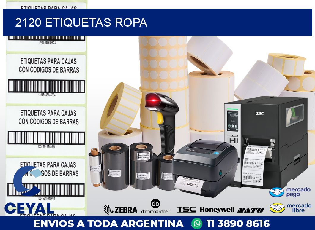 2120 ETIQUETAS ROPA