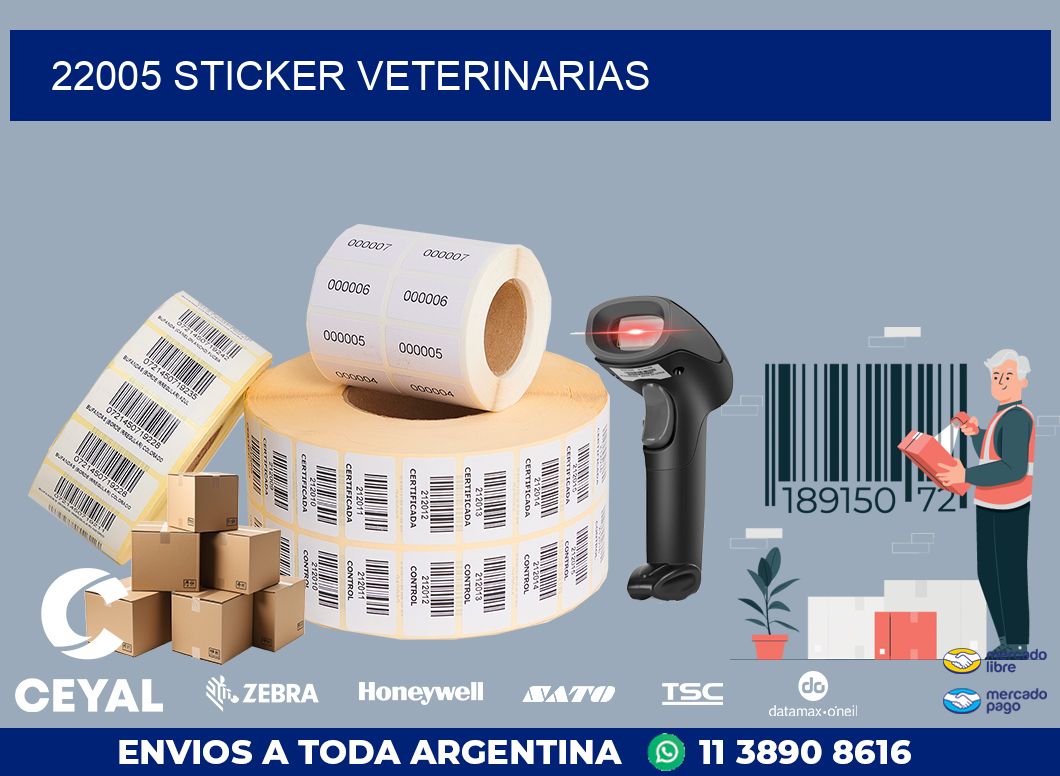 22005 STICKER VETERINARIAS