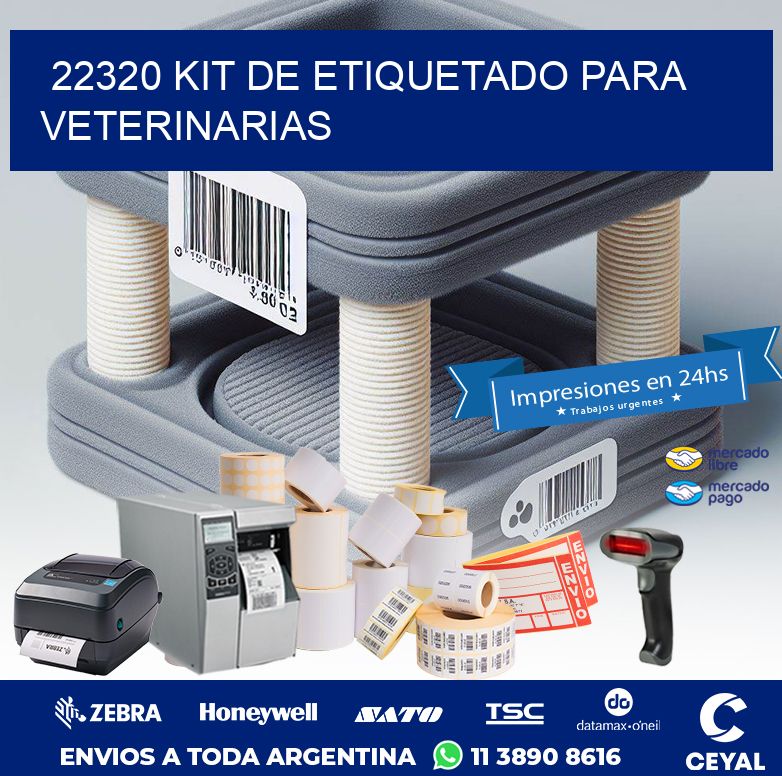 22320 KIT DE ETIQUETADO PARA VETERINARIAS