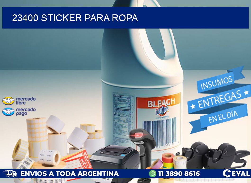 23400 STICKER PARA ROPA