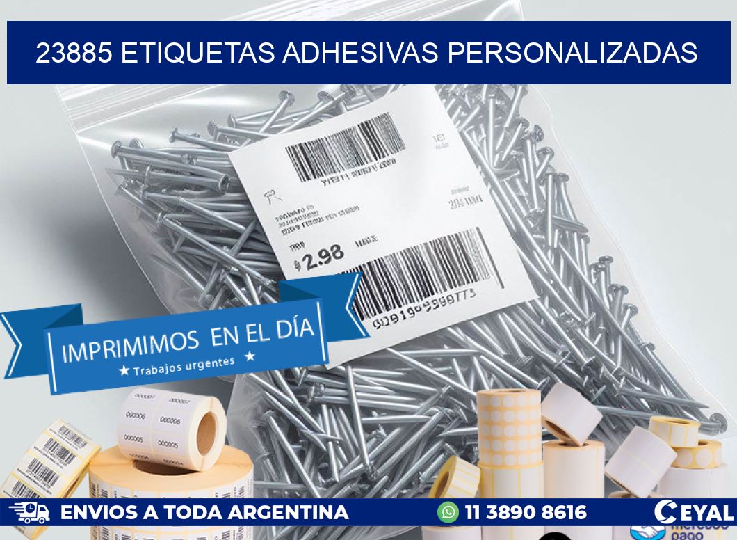 23885 etiquetas adhesivas personalizadas