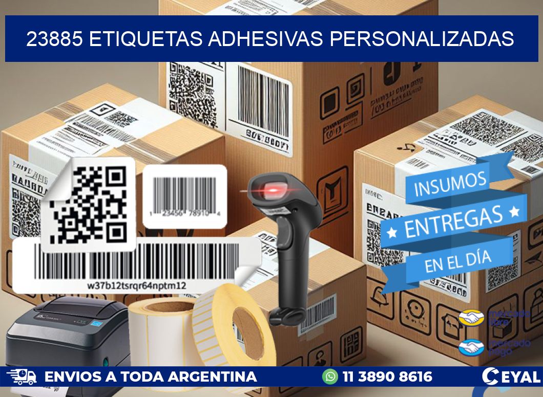 23885 etiquetas adhesivas personalizadas