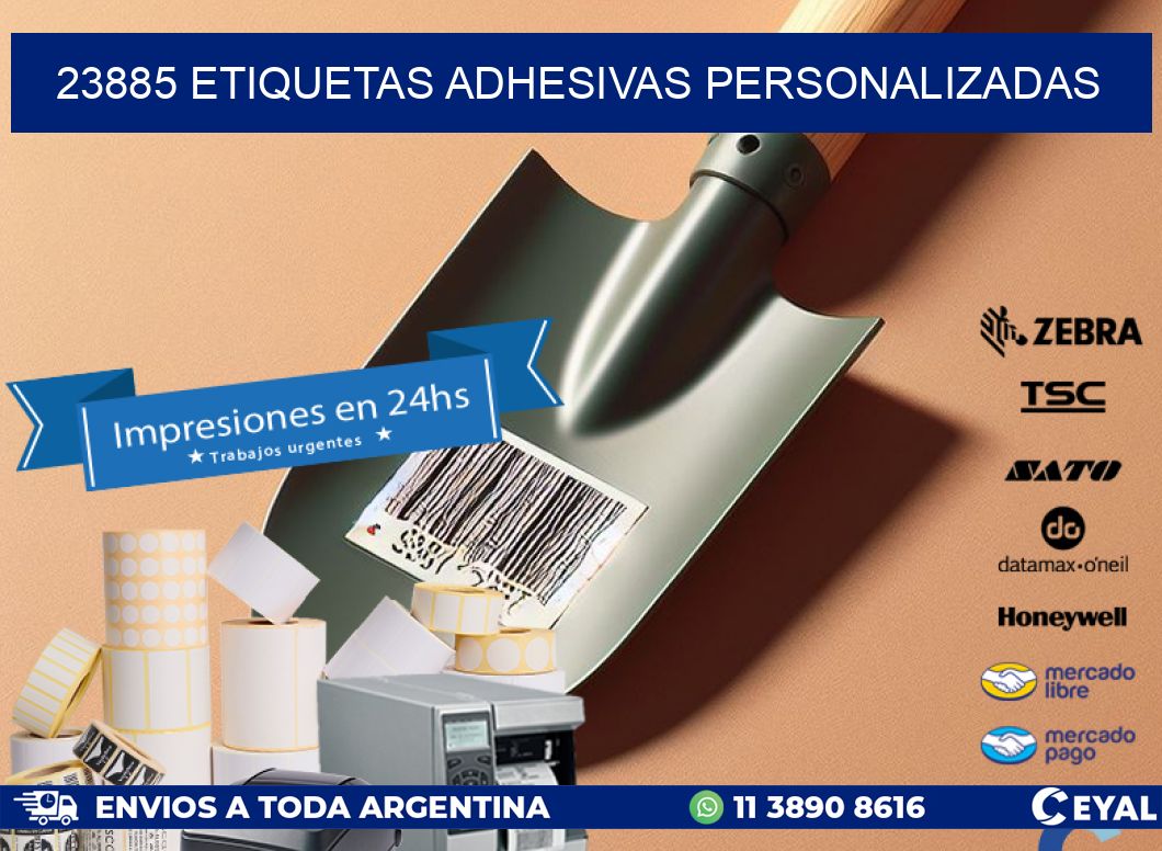 23885 etiquetas adhesivas personalizadas