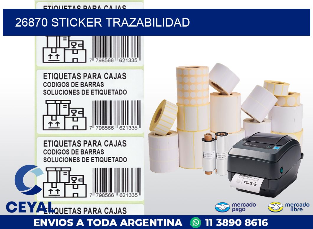 26870 STICKER TRAZABILIDAD