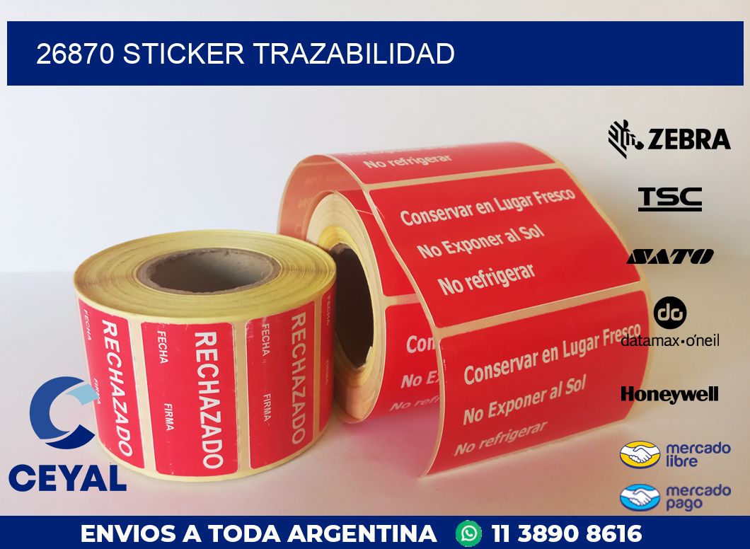 26870 STICKER TRAZABILIDAD