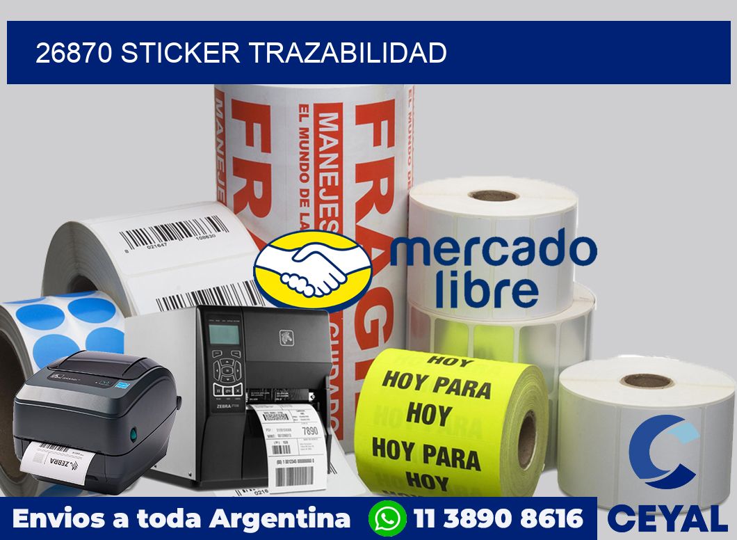 26870 STICKER TRAZABILIDAD