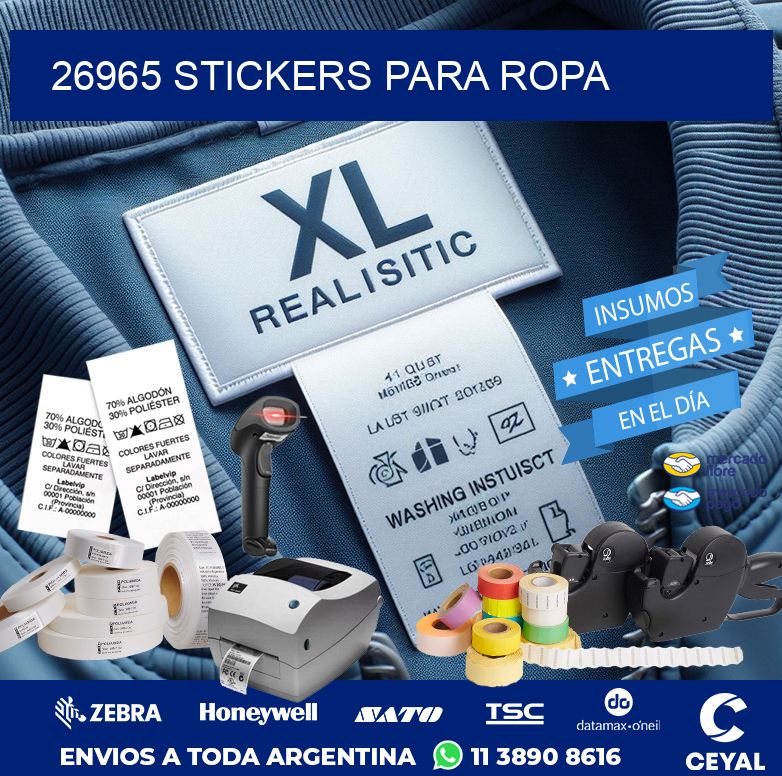 26965 STICKERS PARA ROPA
