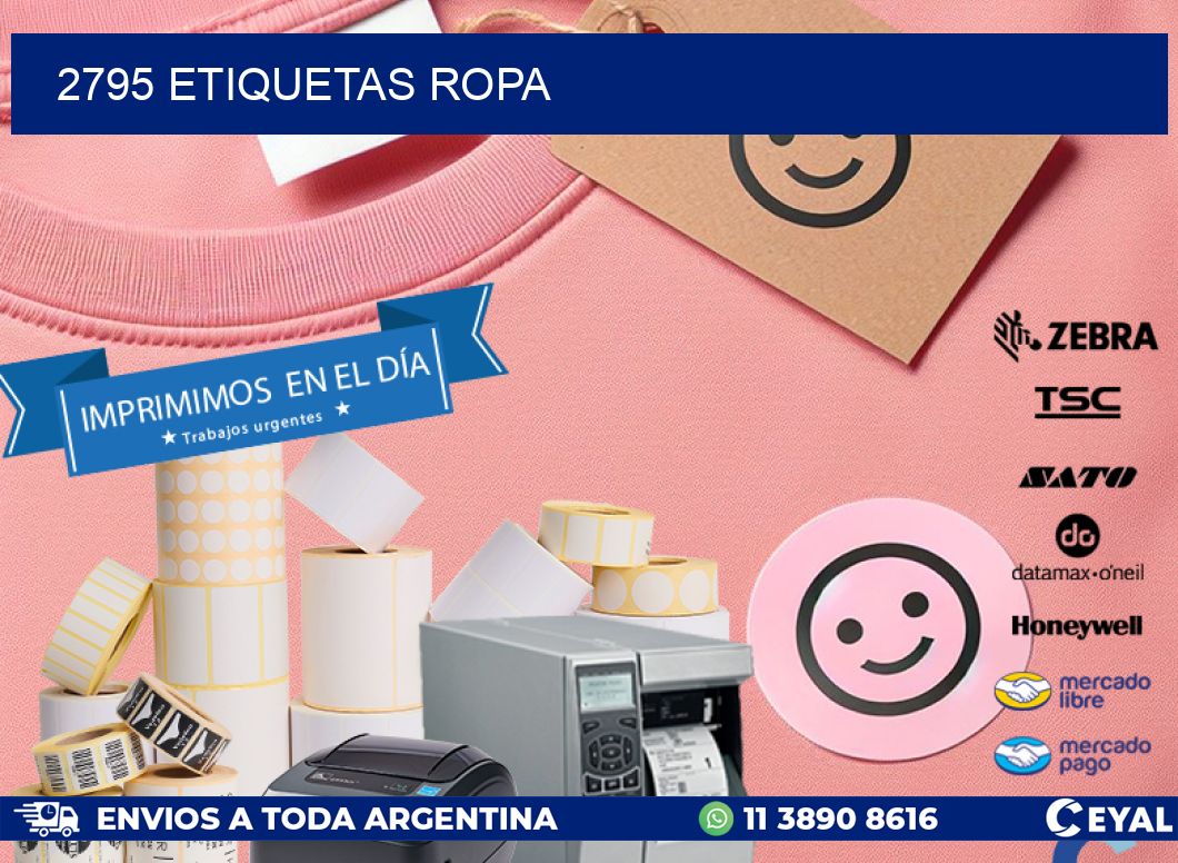 2795 ETIQUETAS ROPA