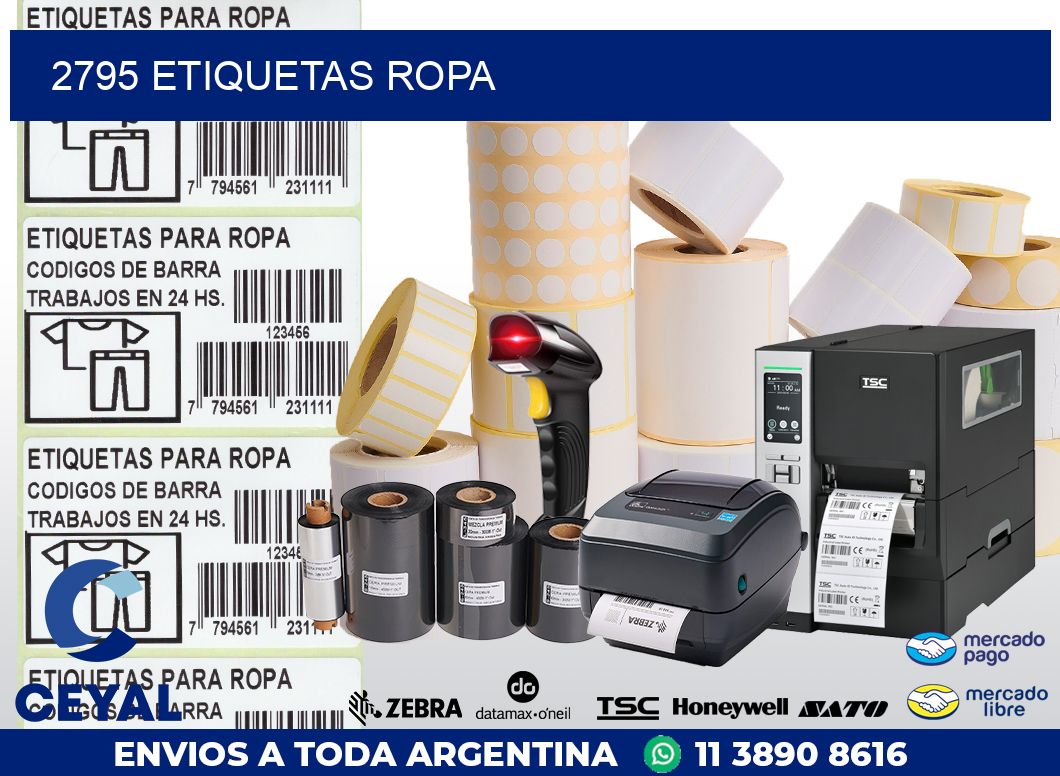 2795 ETIQUETAS ROPA