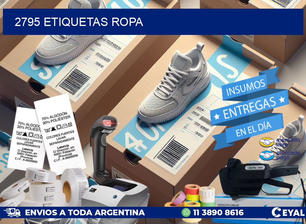 2795 ETIQUETAS ROPA
