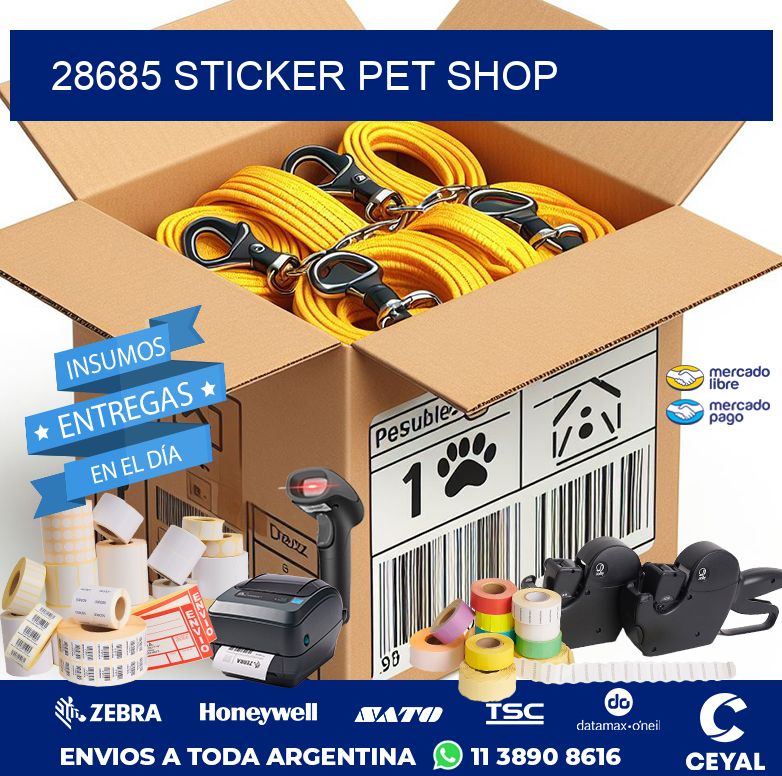 28685 STICKER PET SHOP