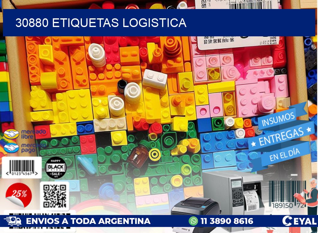 30880 etiquetas logistica