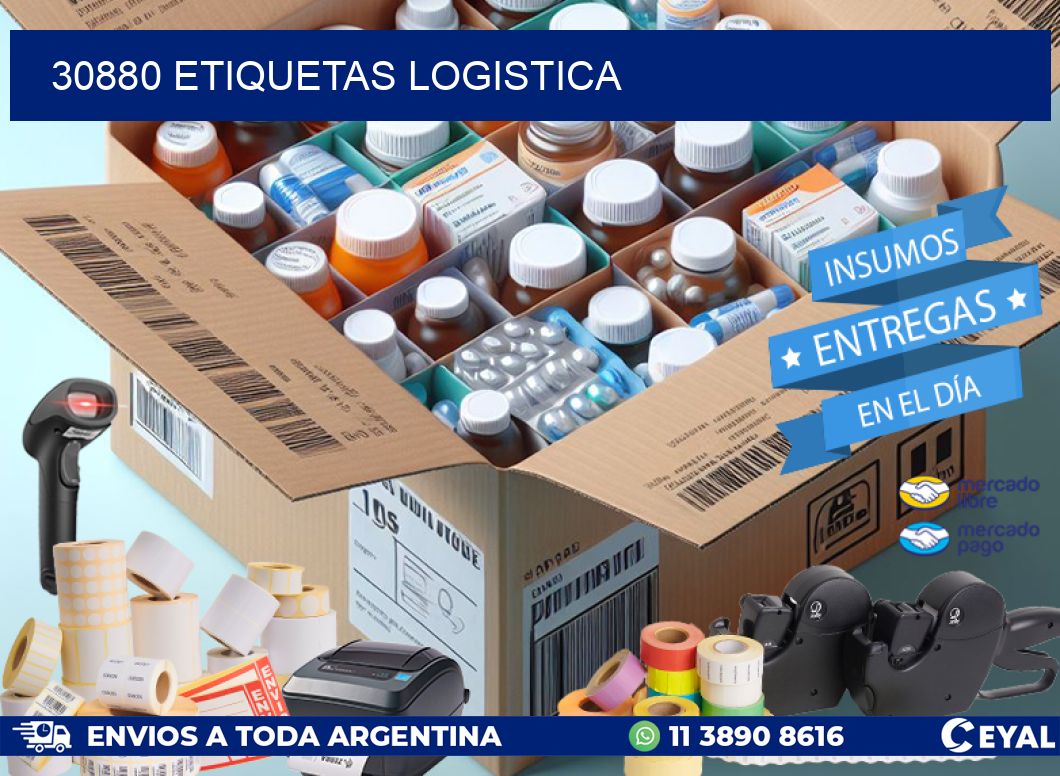 30880 etiquetas logistica