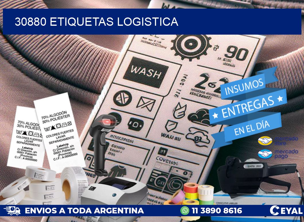 30880 etiquetas logistica