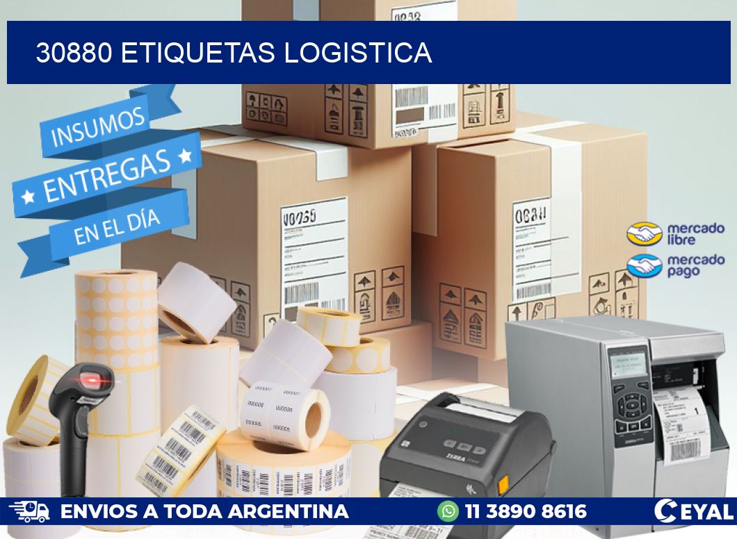 30880 etiquetas logistica