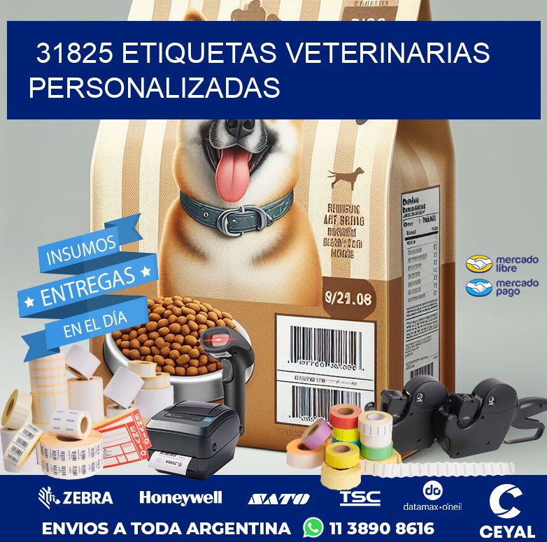 31825 ETIQUETAS VETERINARIAS PERSONALIZADAS