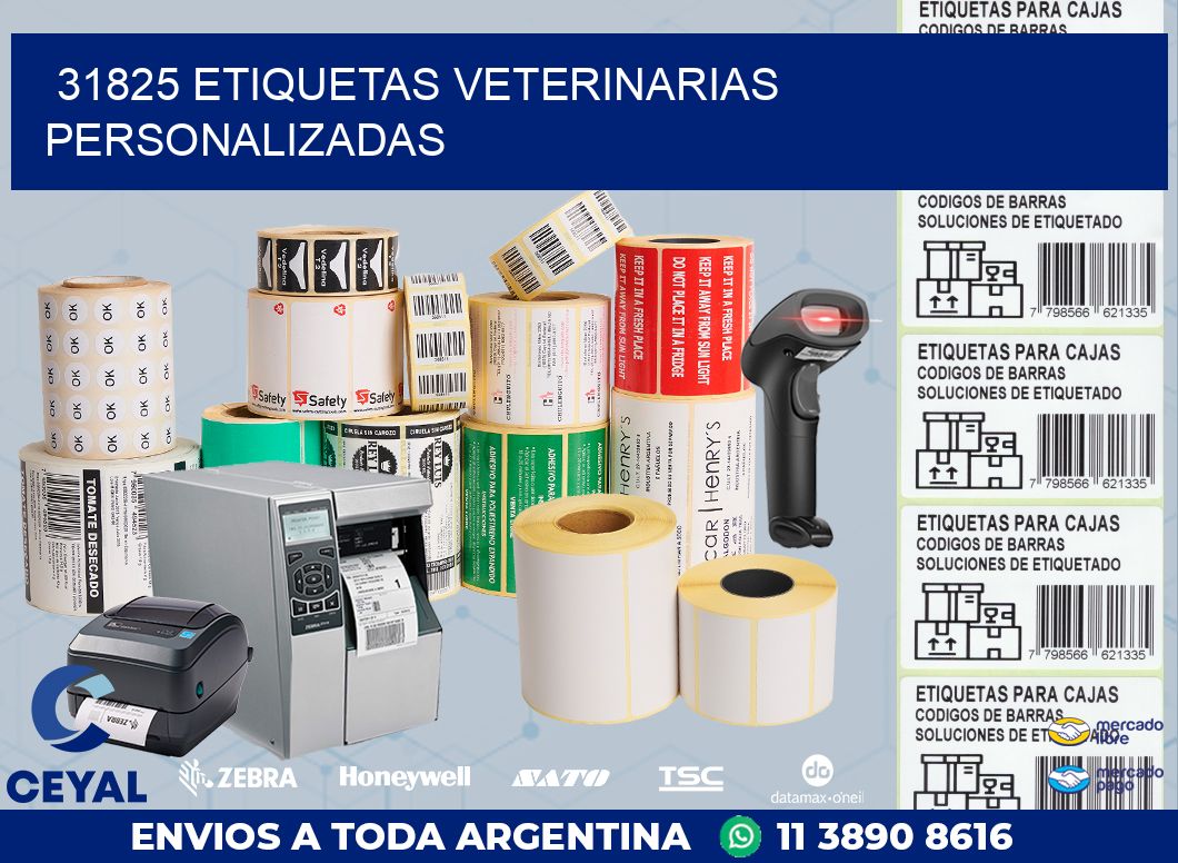 31825 ETIQUETAS VETERINARIAS PERSONALIZADAS