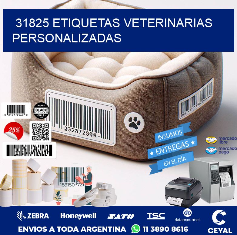 31825 ETIQUETAS VETERINARIAS PERSONALIZADAS