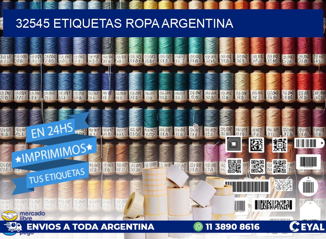 32545 ETIQUETAS ROPA ARGENTINA