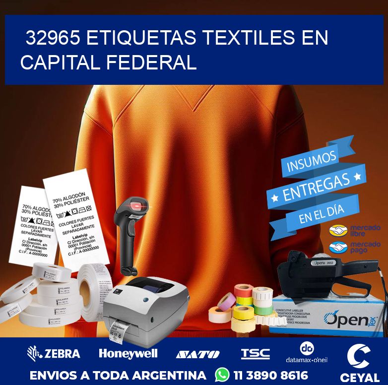 32965 ETIQUETAS TEXTILES EN CAPITAL FEDERAL
