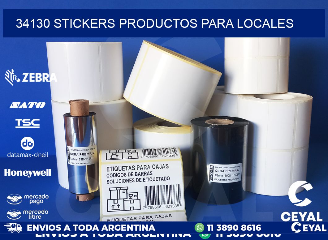 34130 STICKERS PRODUCTOS PARA LOCALES