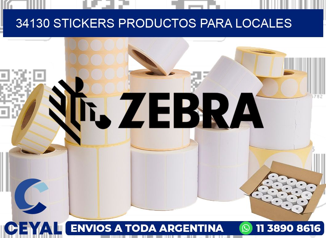 34130 STICKERS PRODUCTOS PARA LOCALES