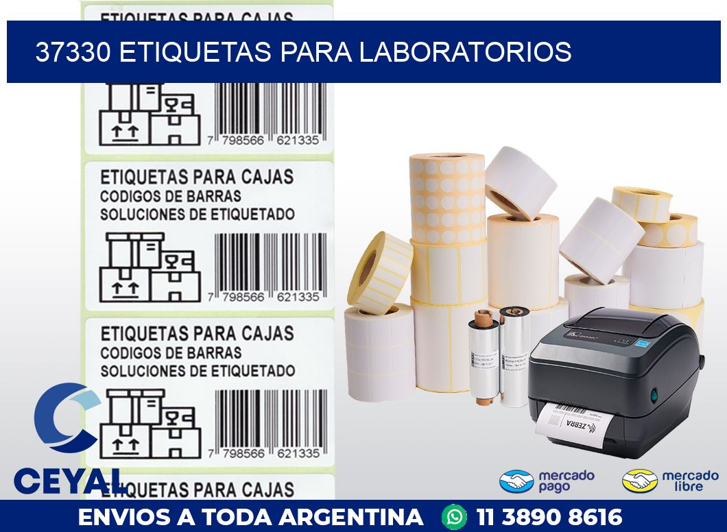37330 ETIQUETAS PARA LABORATORIOS
