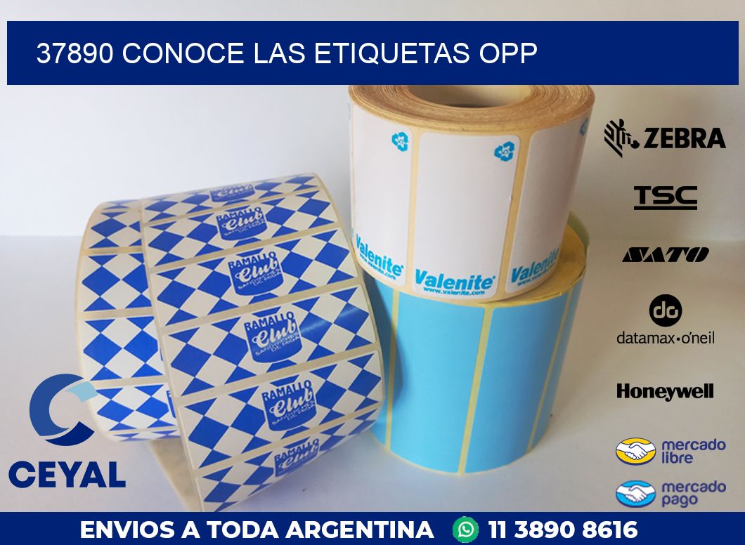 37890 CONOCE LAS ETIQUETAS OPP