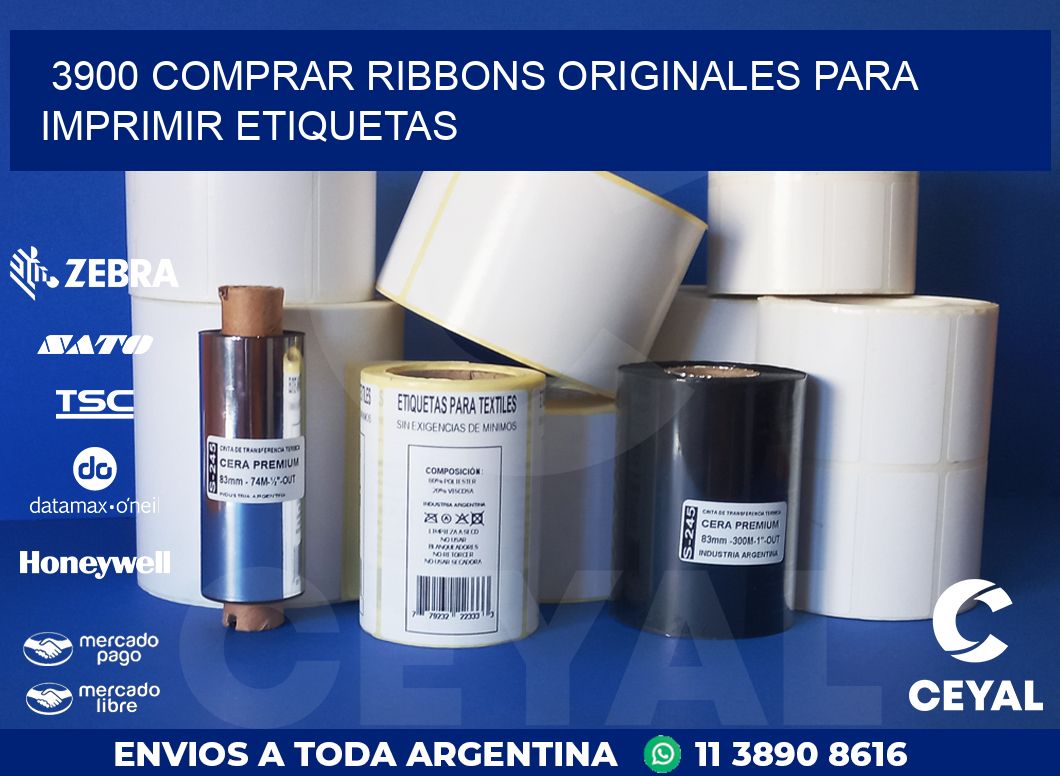 3900 COMPRAR RIBBONS ORIGINALES PARA IMPRIMIR ETIQUETAS