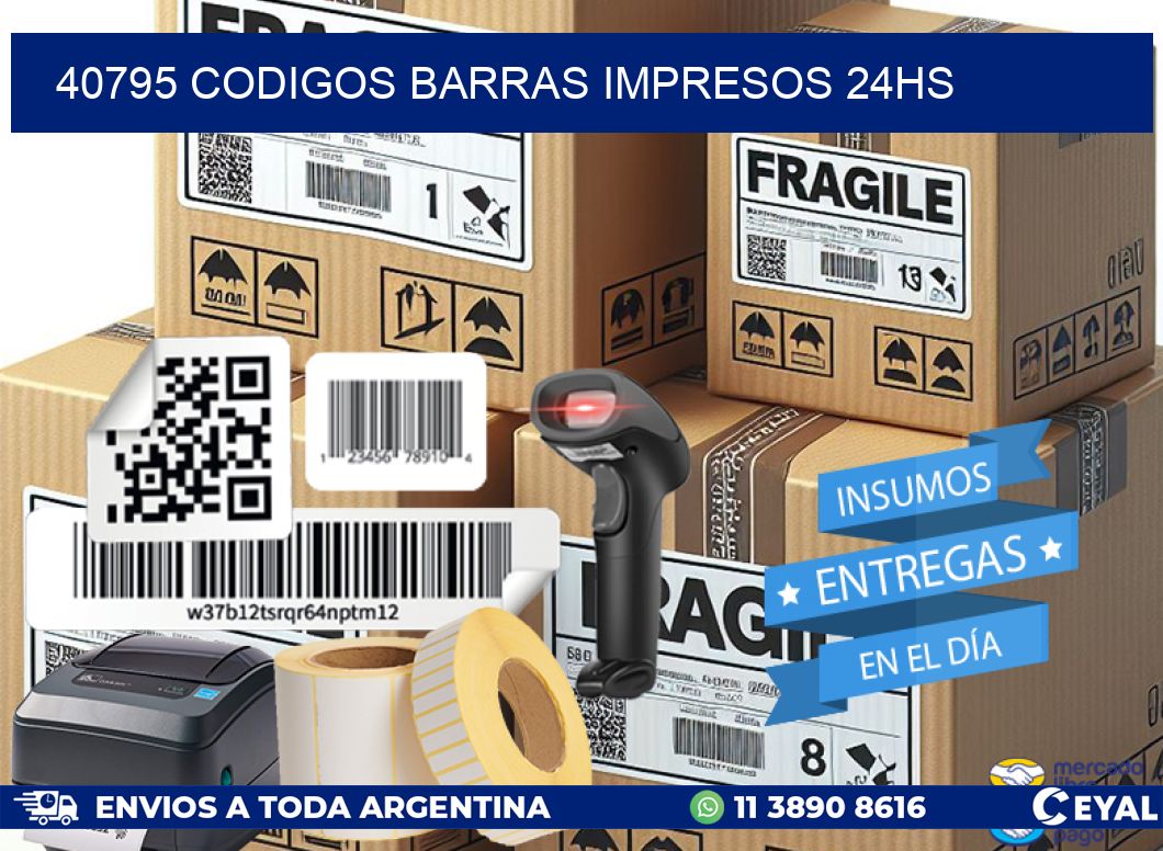 40795 codigos barras impresos 24hs