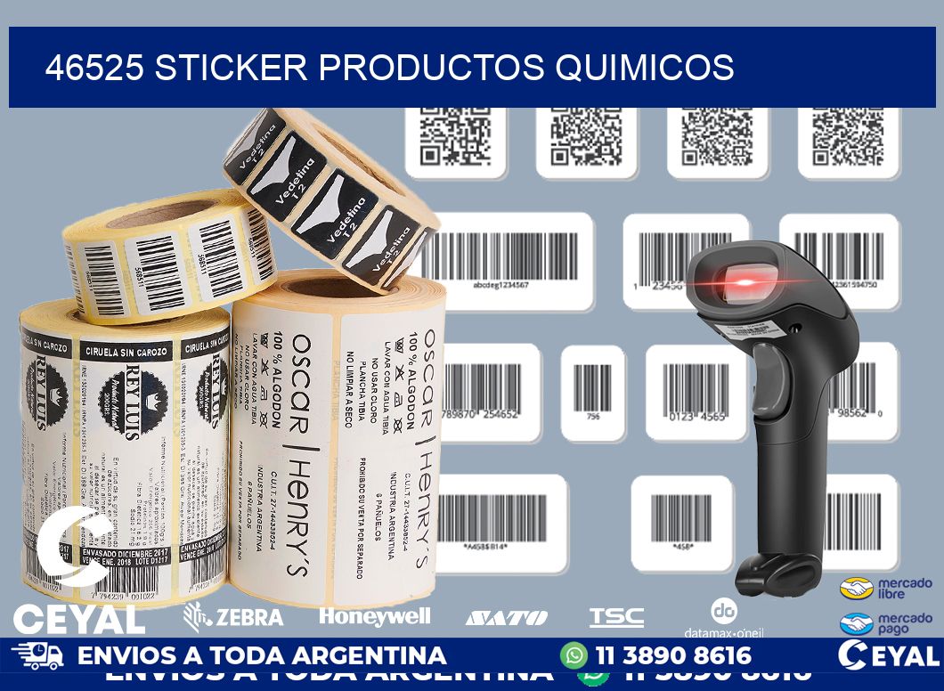 46525 STICKER PRODUCTOS QUIMICOS