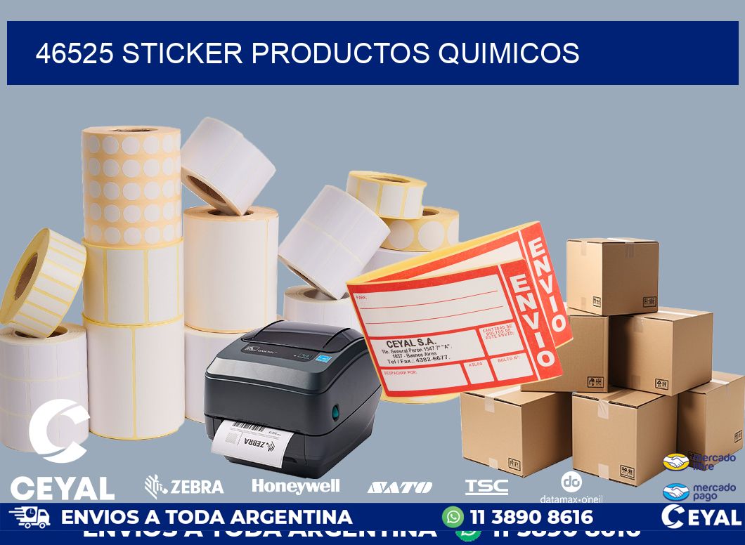 46525 STICKER PRODUCTOS QUIMICOS