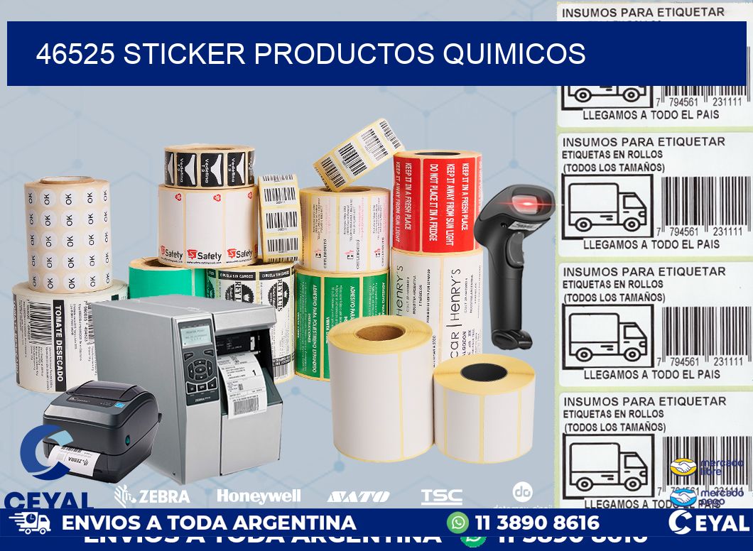 46525 STICKER PRODUCTOS QUIMICOS