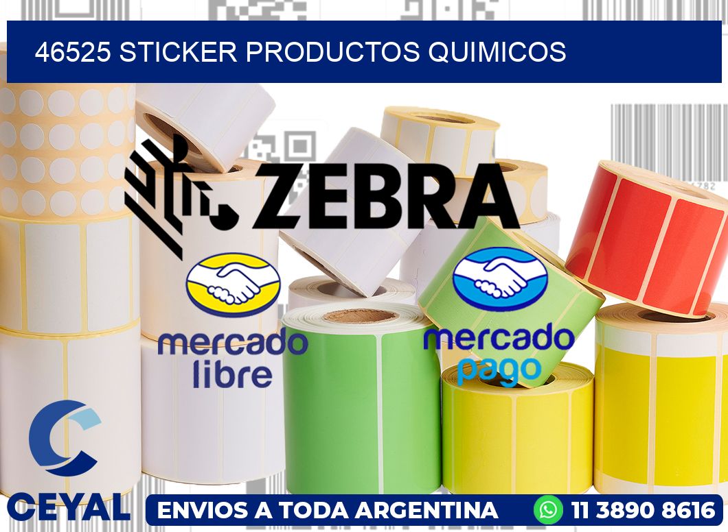 46525 STICKER PRODUCTOS QUIMICOS