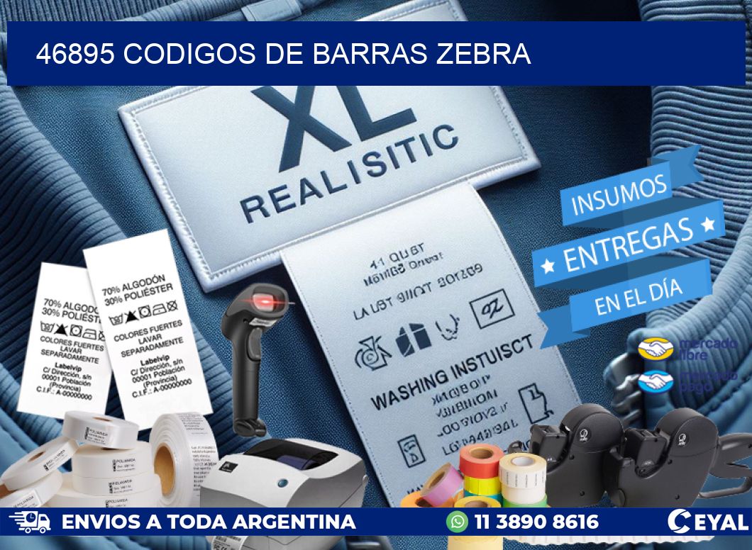 46895 codigos de barras zebra