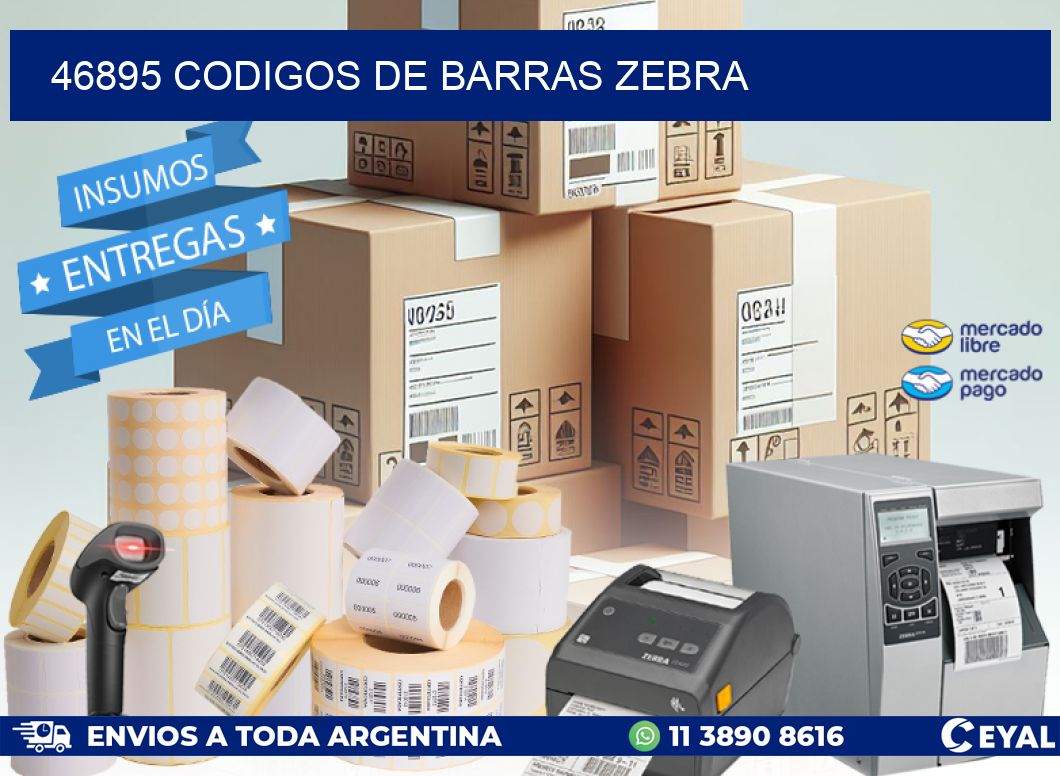 46895 codigos de barras zebra