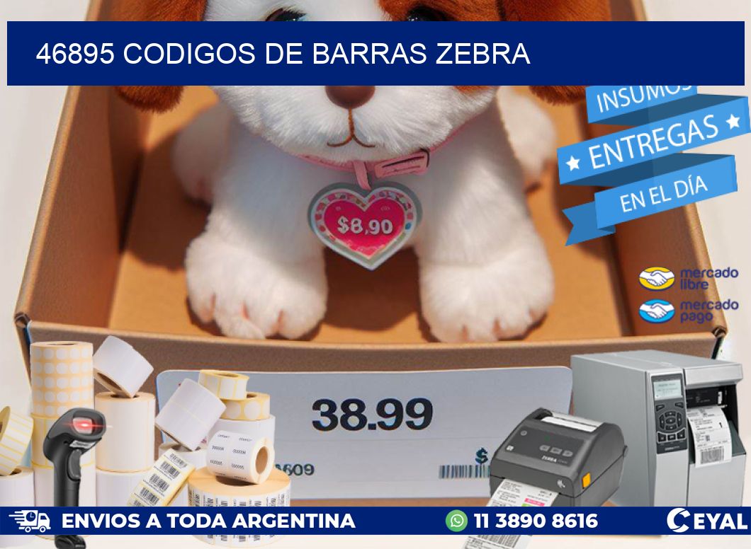 46895 codigos de barras zebra