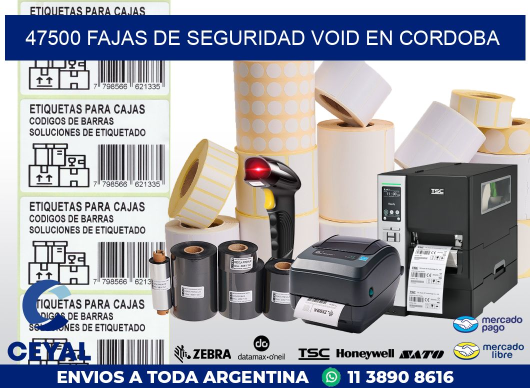 47500 FAJAS DE SEGURIDAD VOID EN CORDOBA