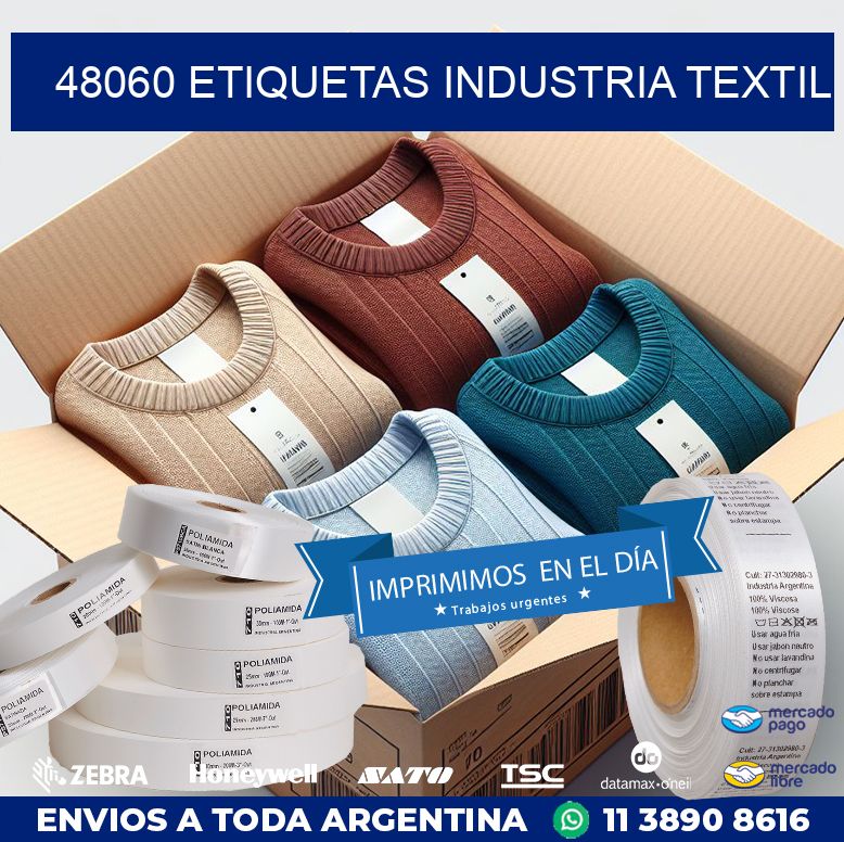 48060 ETIQUETAS INDUSTRIA TEXTIL