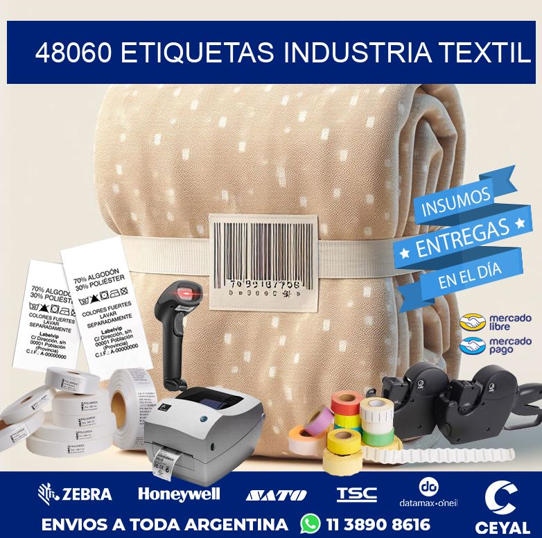 48060 ETIQUETAS INDUSTRIA TEXTIL