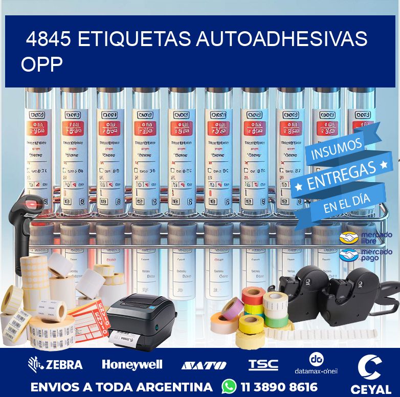 4845 ETIQUETAS AUTOADHESIVAS OPP