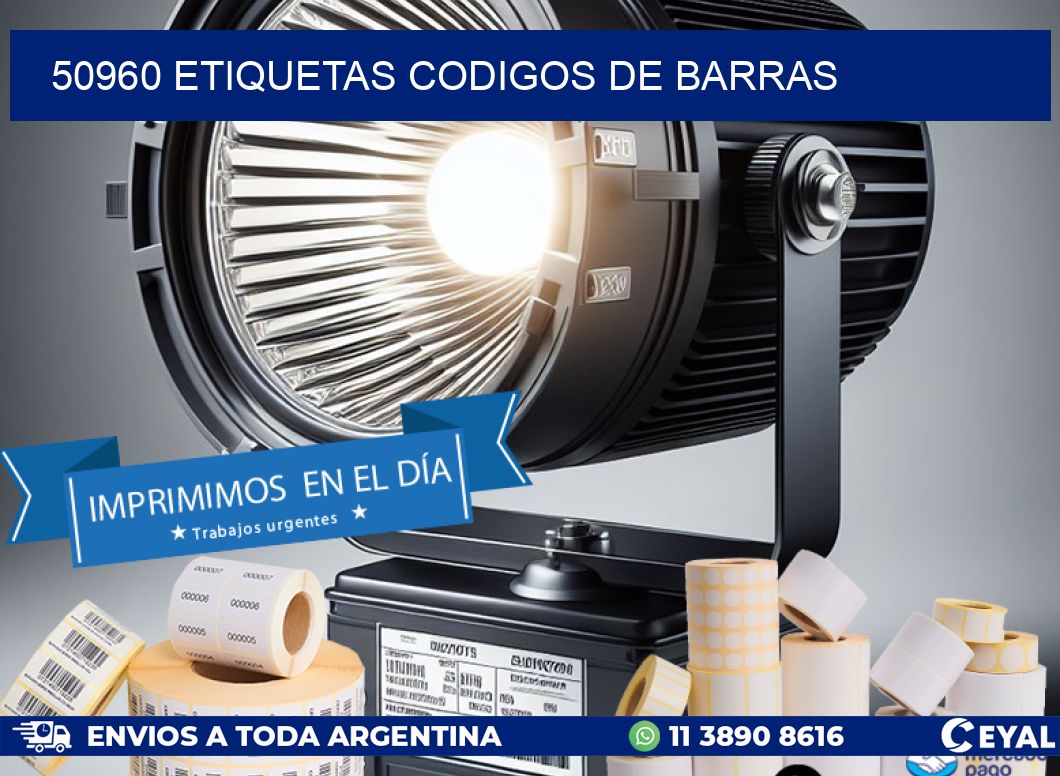 50960 etiquetas codigos de barras