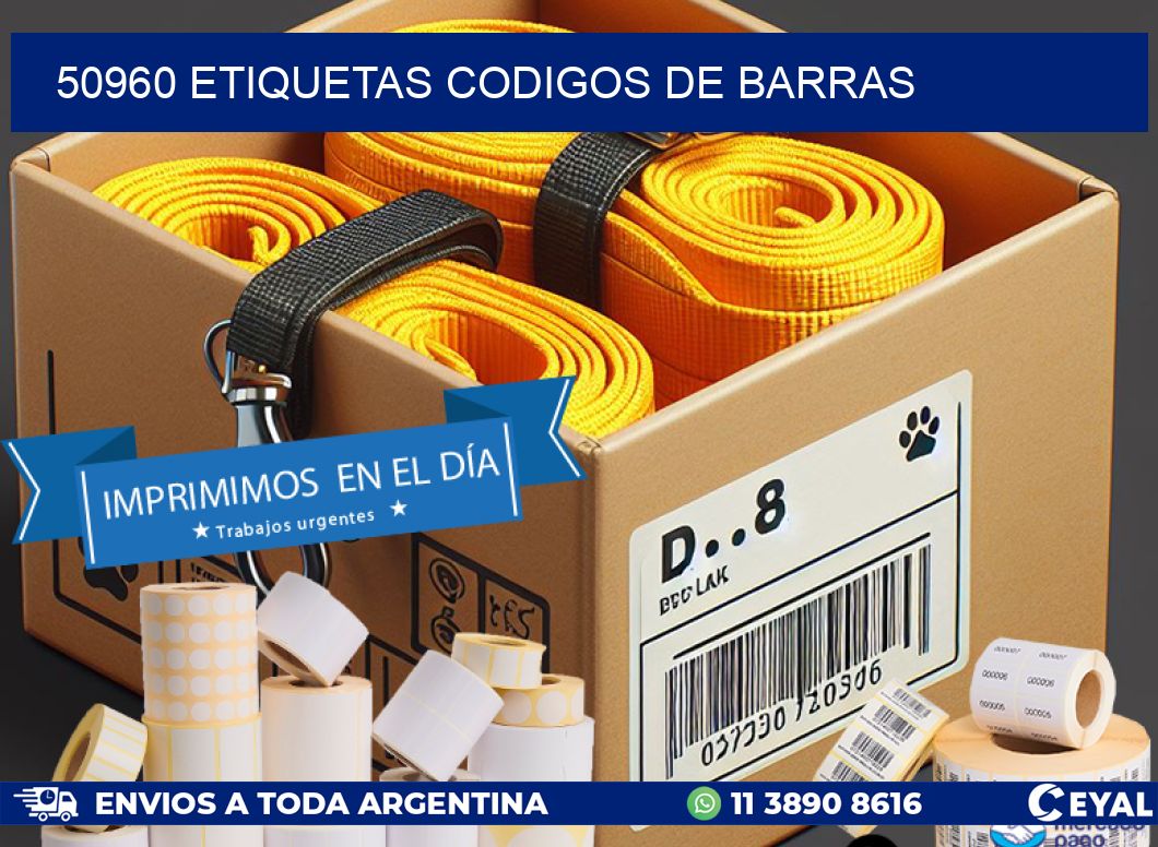 50960 etiquetas codigos de barras