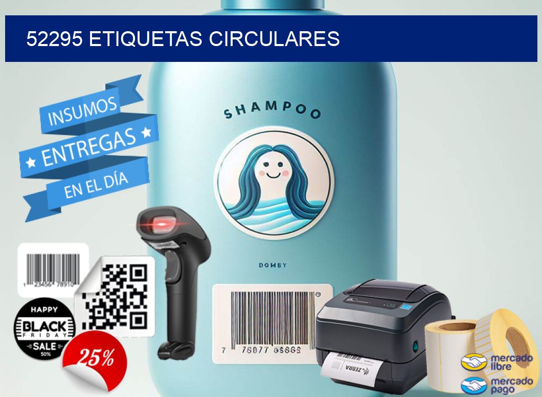 52295 ETIQUETAS CIRCULARES