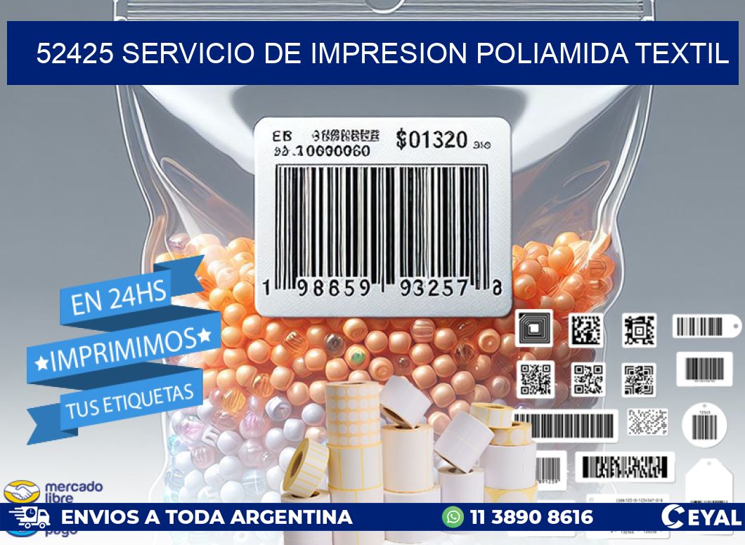 52425 SERVICIO DE IMPRESION POLIAMIDA TEXTIL