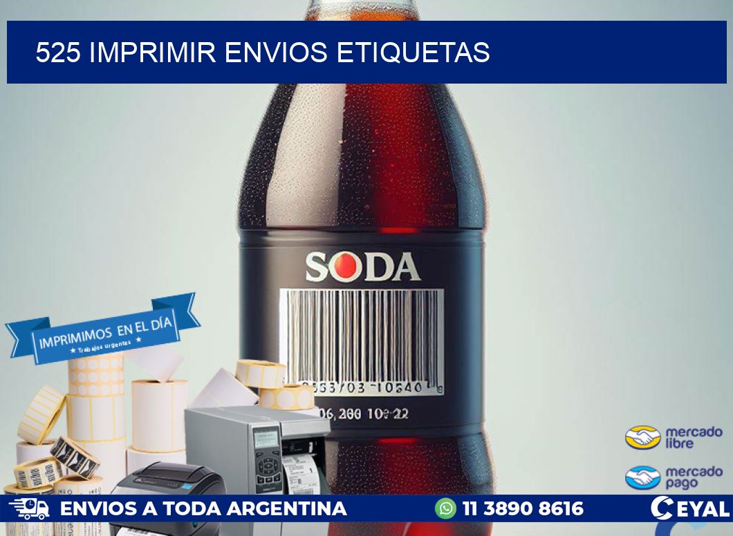 525 imprimir envios etiquetas